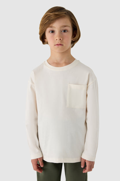 Boy Ecru Tshirt