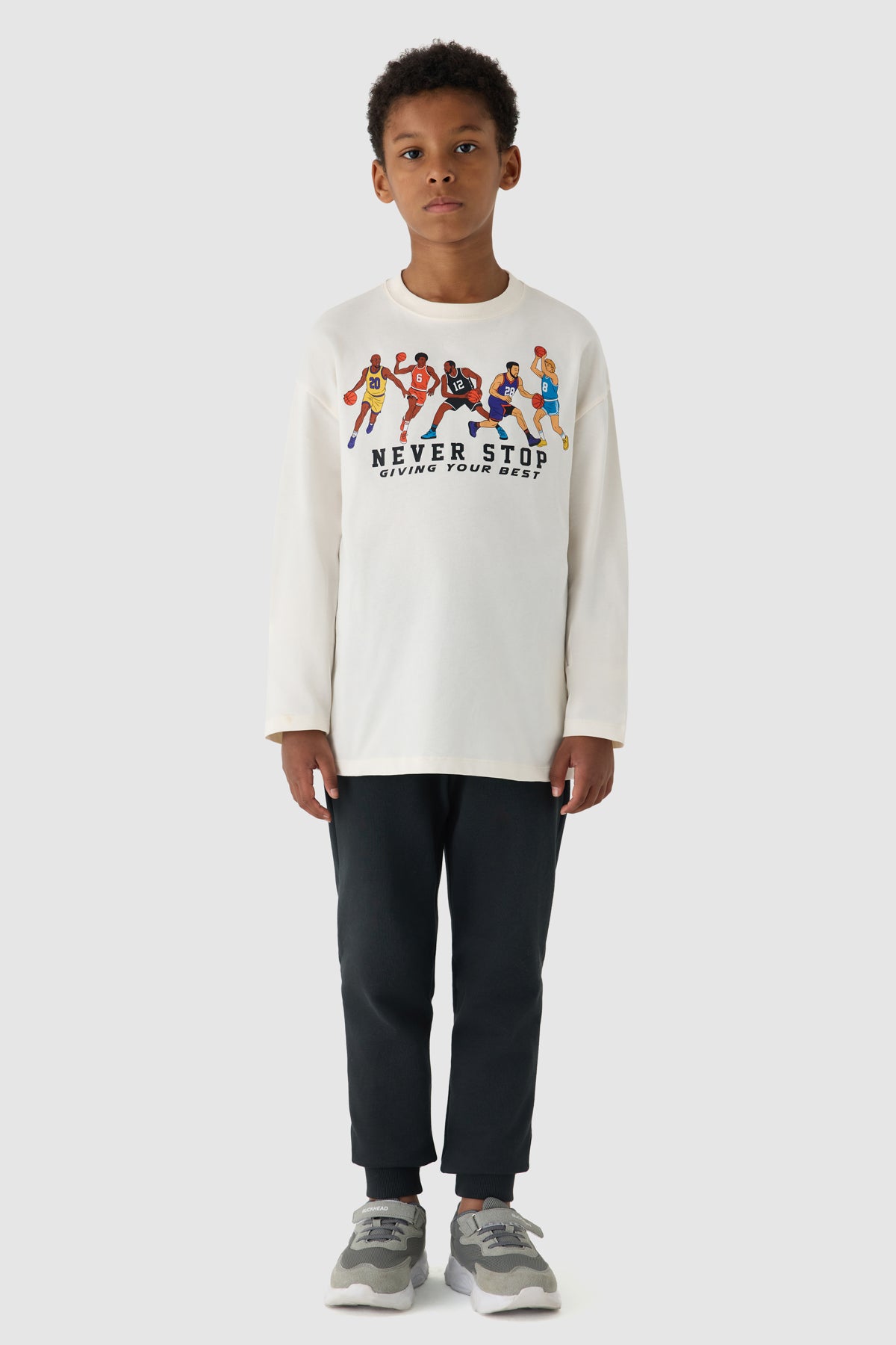 Boy Ecru Tshirt