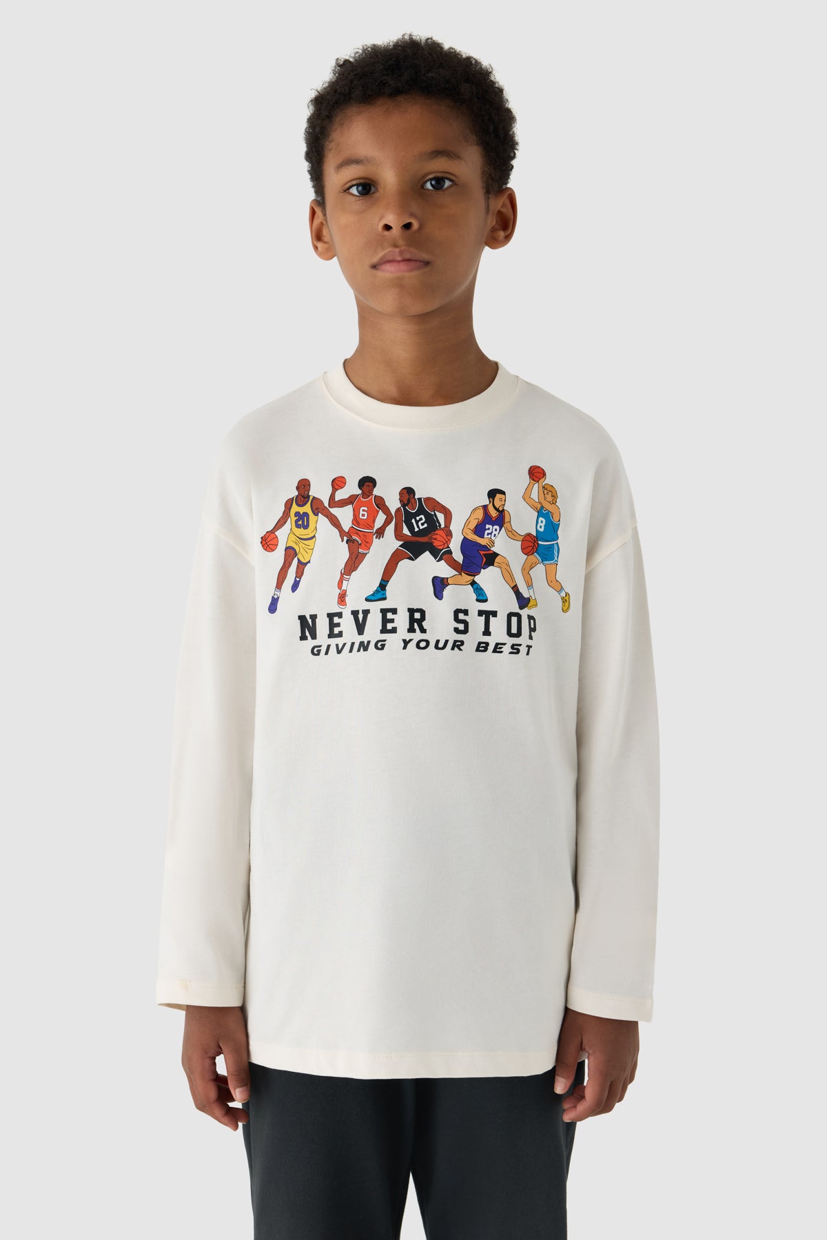 Boy Ecru Tshirt
