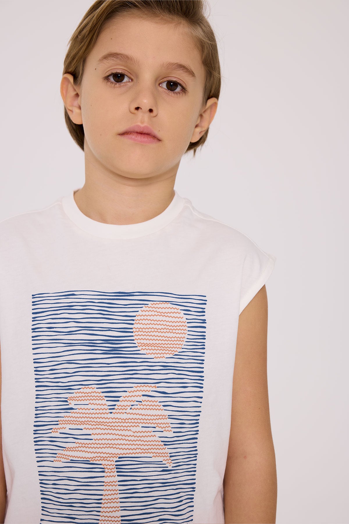Boy Ecru Undershirt