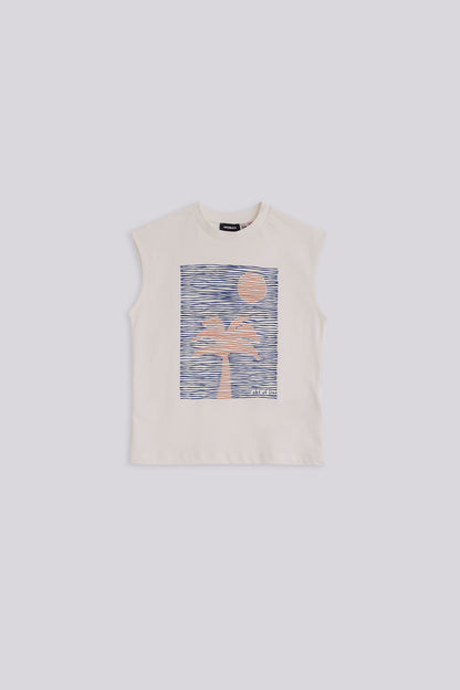 Boy Ecru Undershirt