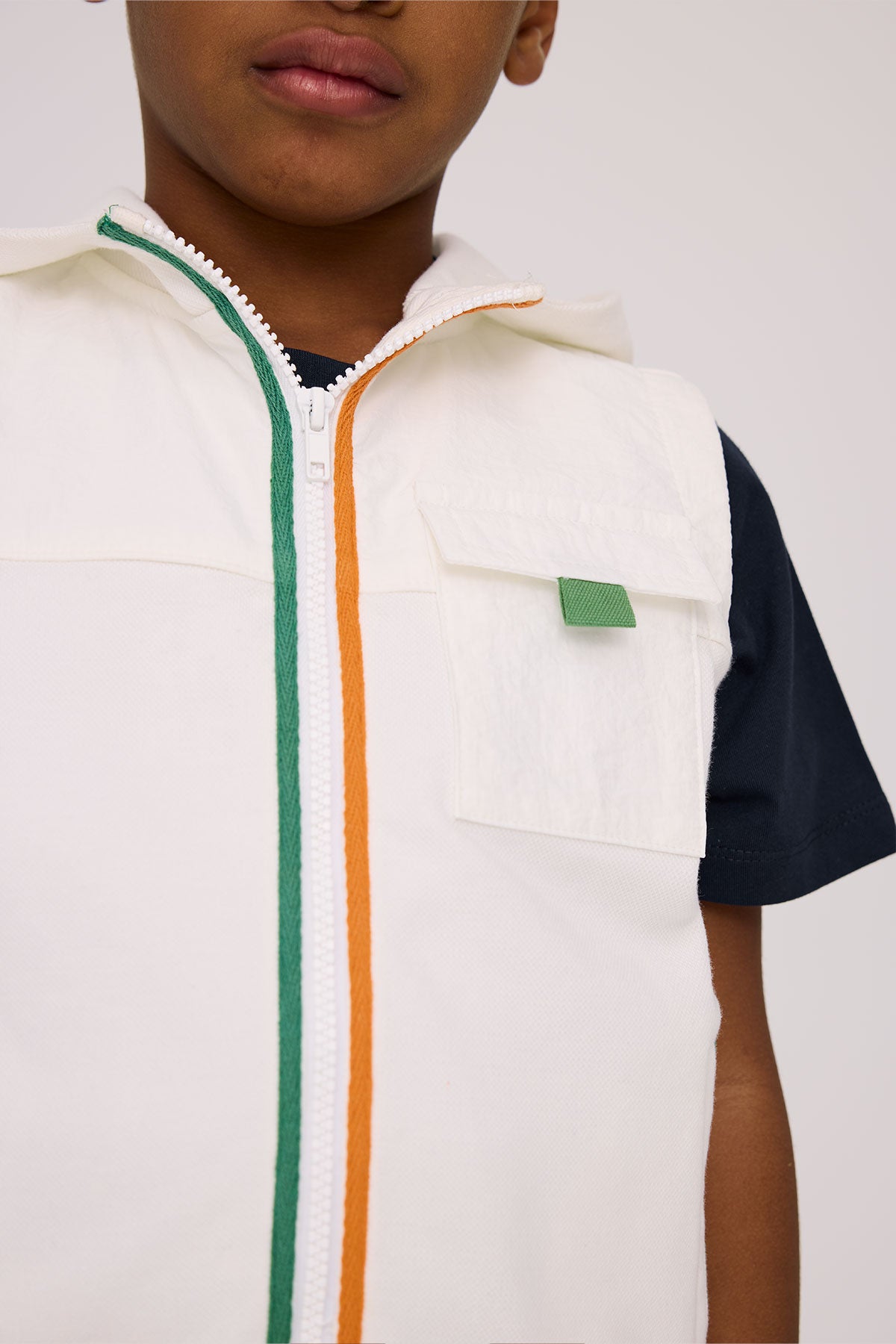 Boy Ecru Vest