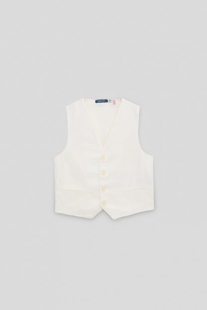 Boy Ecru Vest