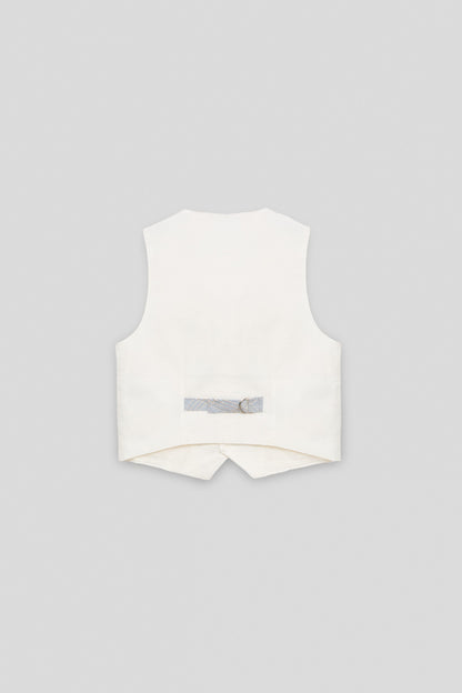 Boy Ecru Vest