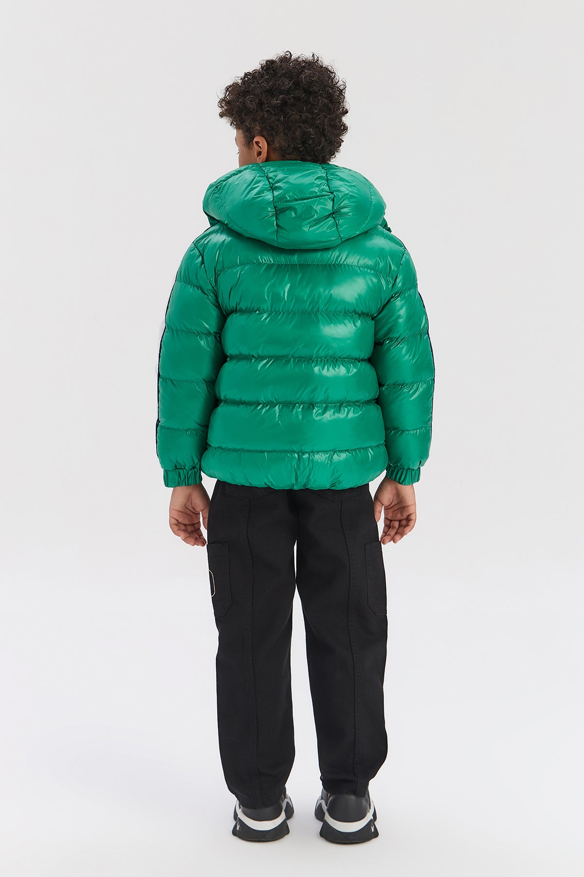 Boy Green Coat