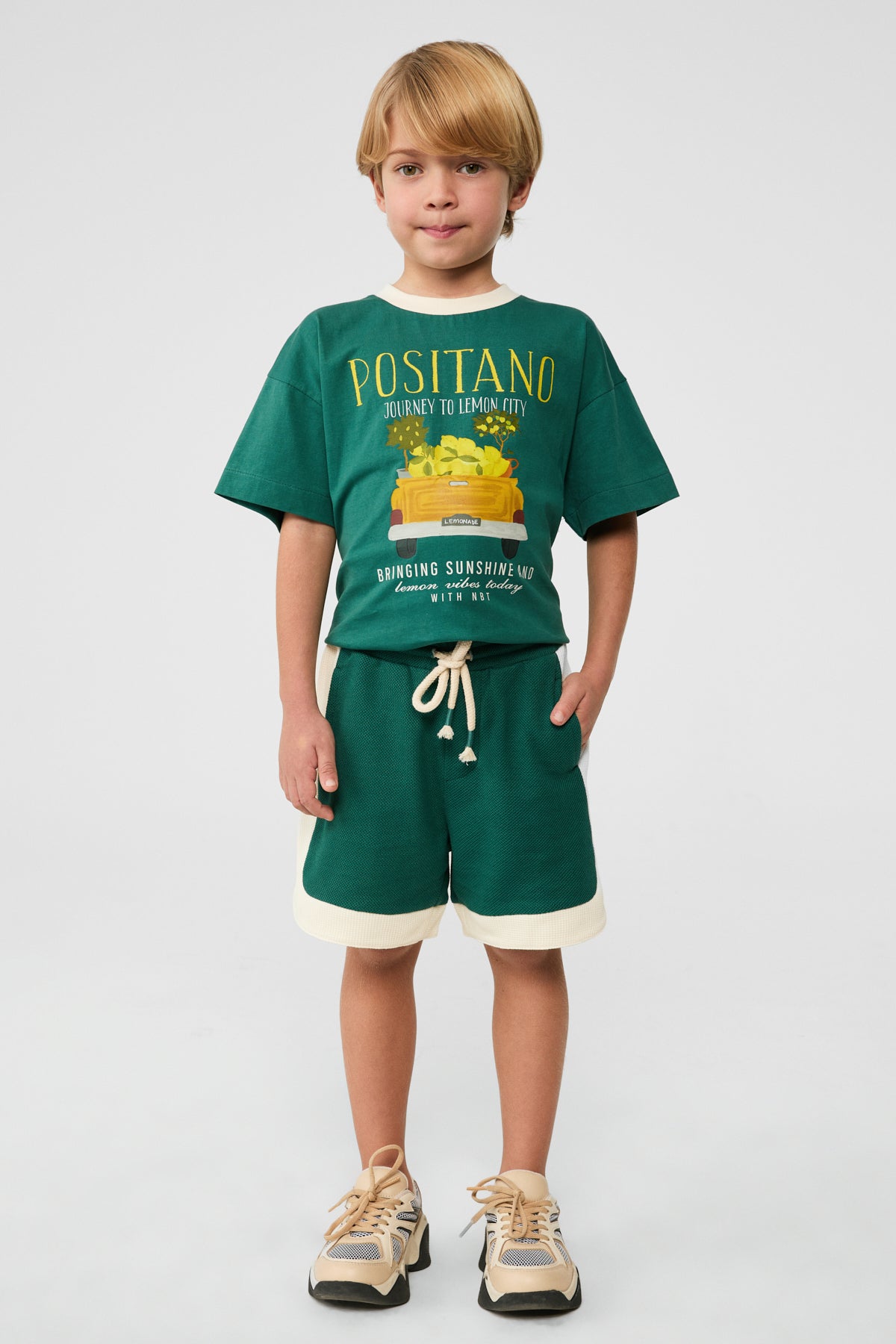 Boy Green Shorts