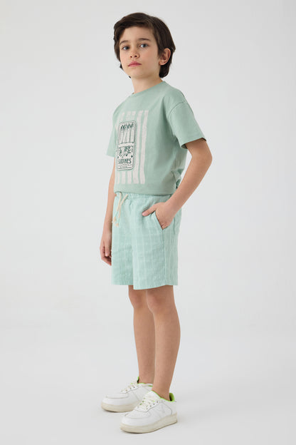Boy Green Shorts