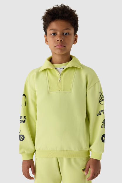 Boy Green Sweatshirt