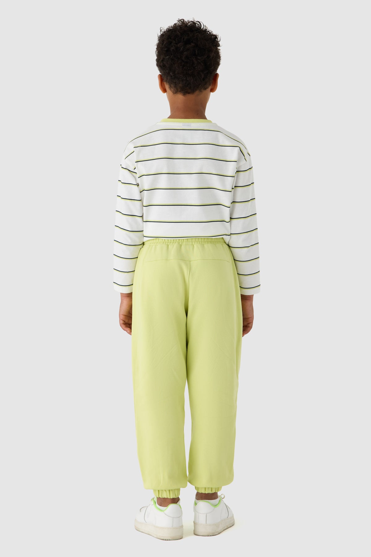 Boy Green Tracksuit Bottom