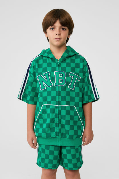 Boy Green Tracksuit Top