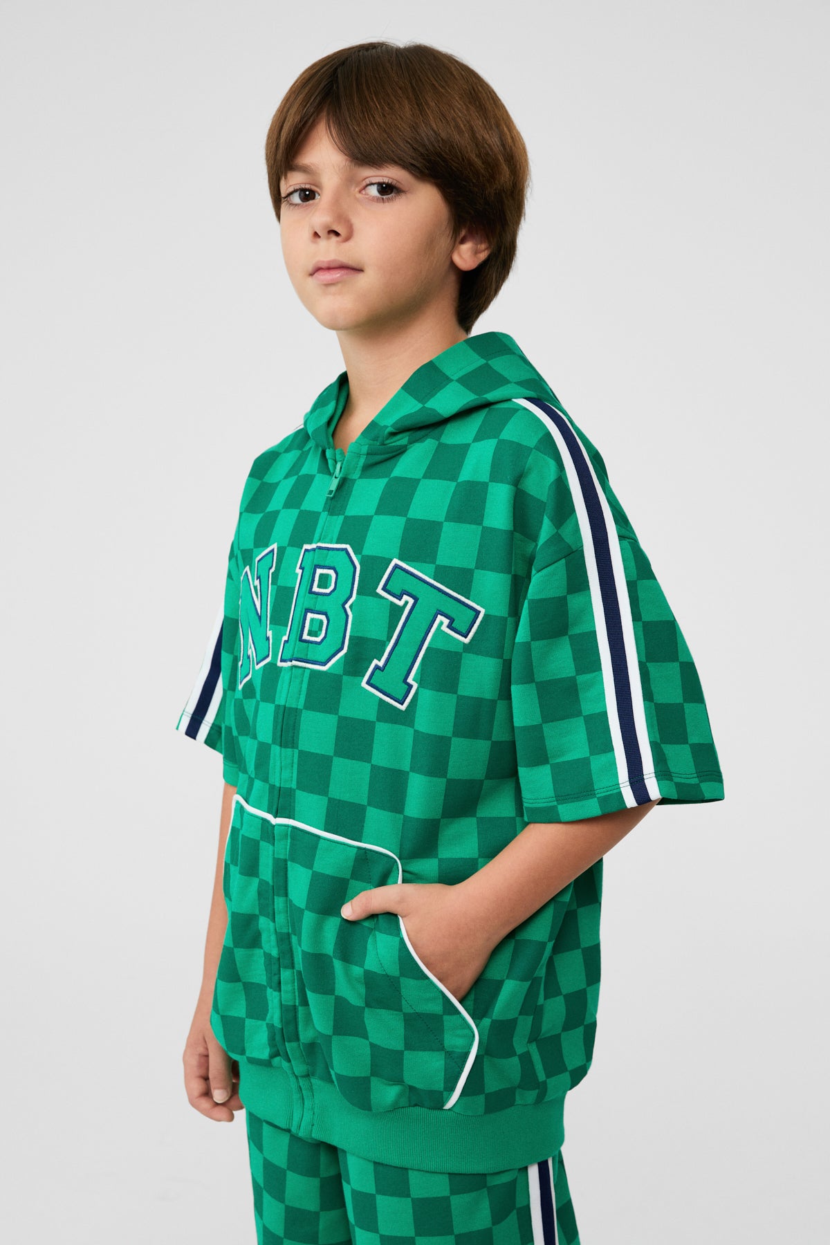 Boy Green Tracksuit Top
