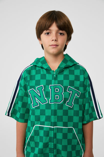 Boy Green Tracksuit Top