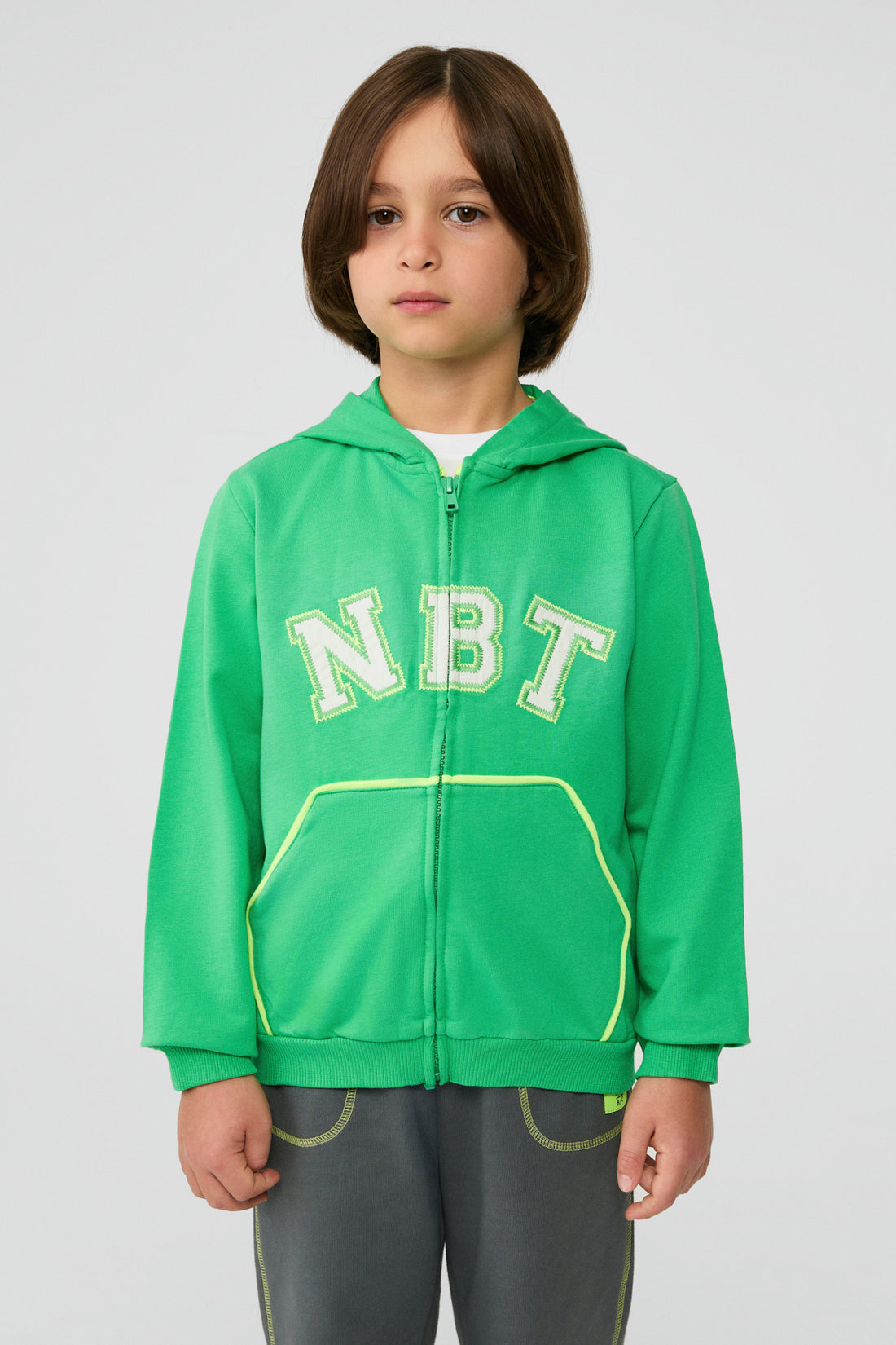 Boy Green Tracksuit Top