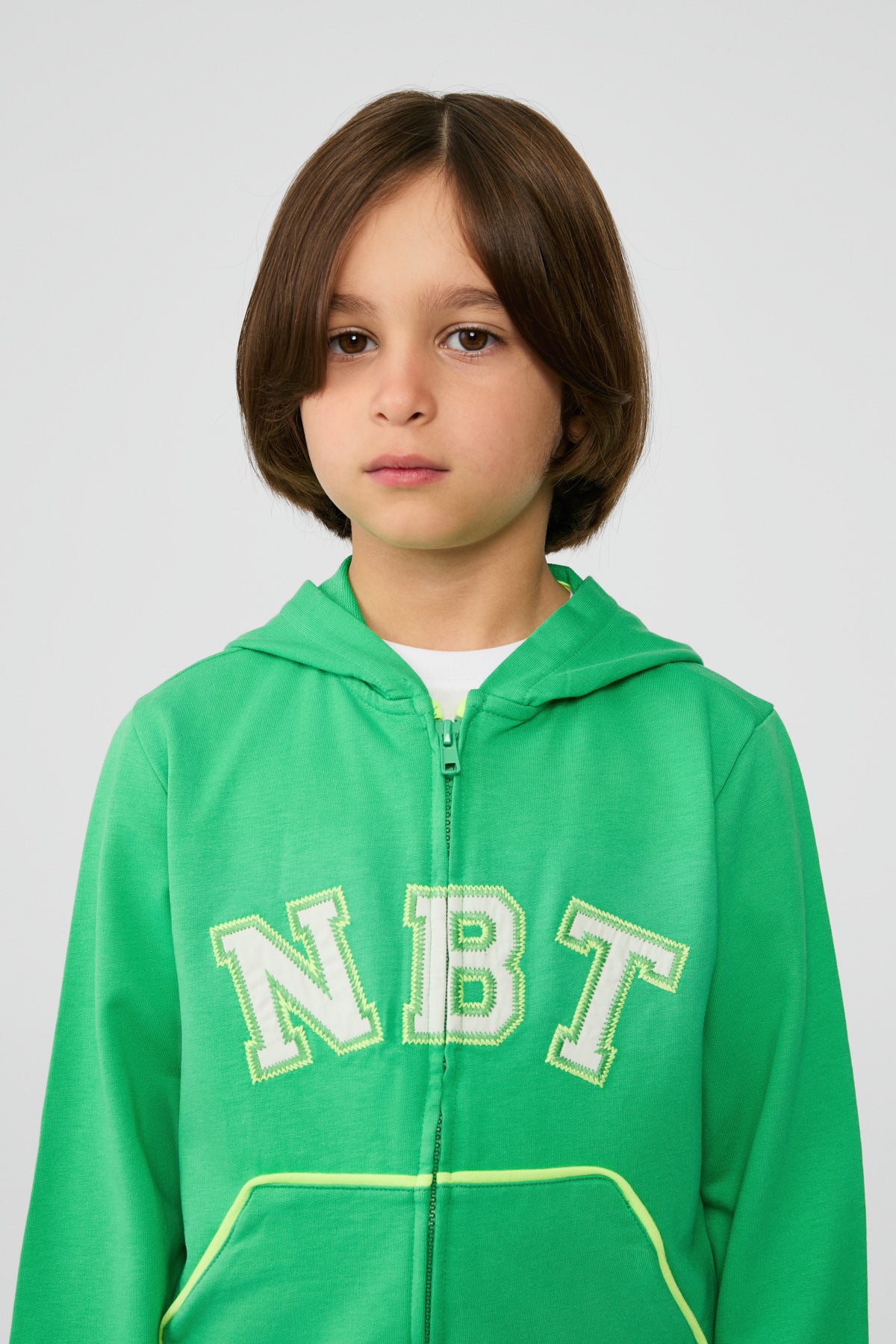 Boy Green Tracksuit Top