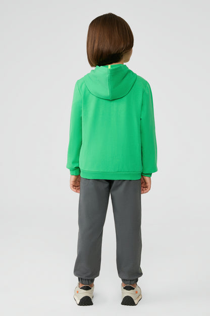 Boy Green Tracksuit Top