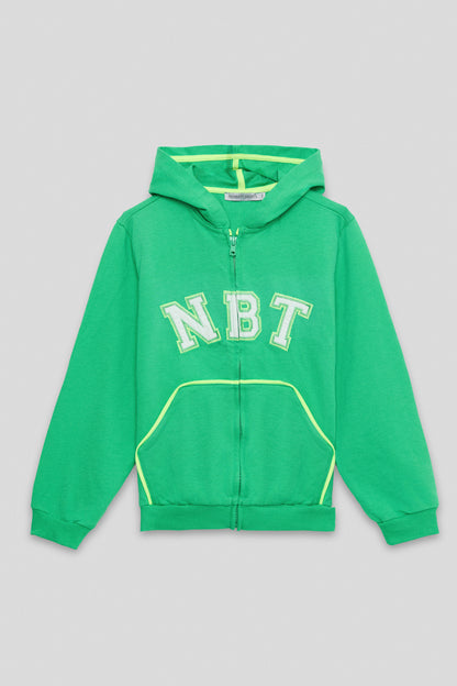 Boy Green Tracksuit Top
