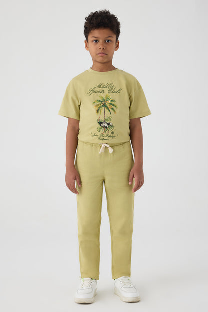 Boy Green Trousers