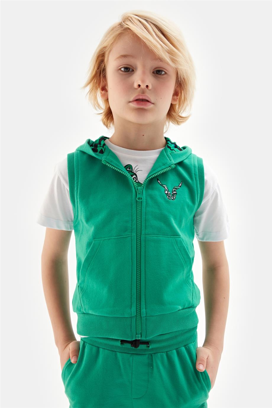 Boy Green Vest - BgStore