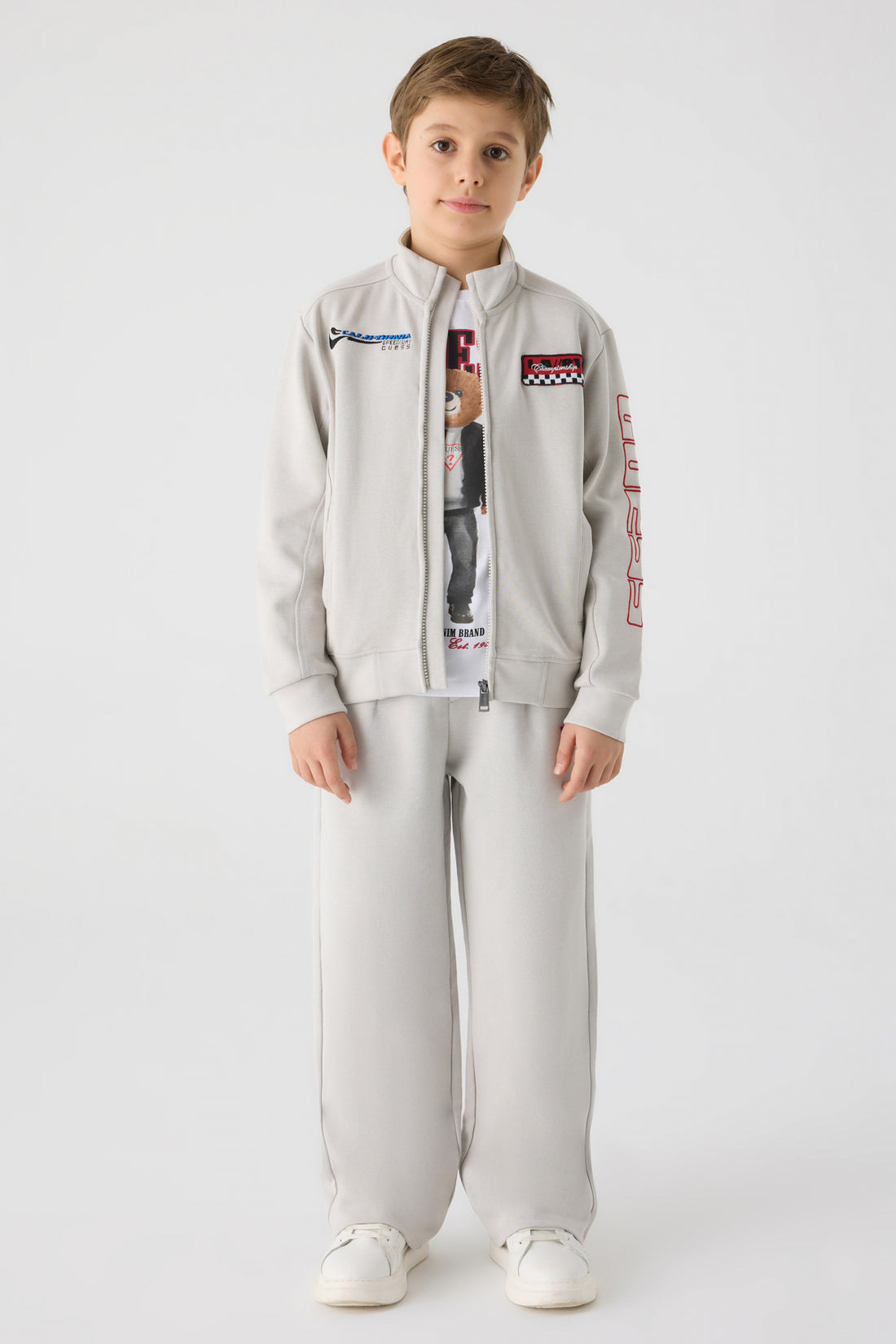 Boy Grey Tracksuit Top