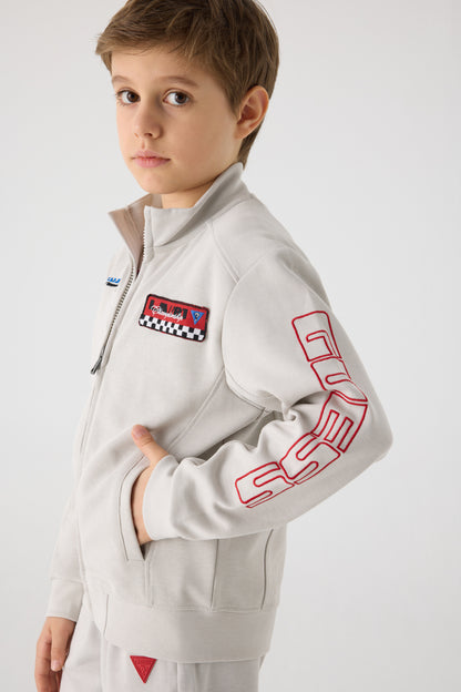 Boy Grey Tracksuit Top