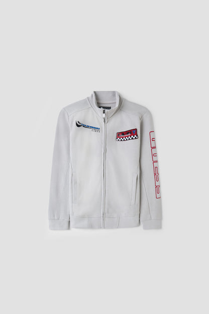 Boy Grey Tracksuit Top