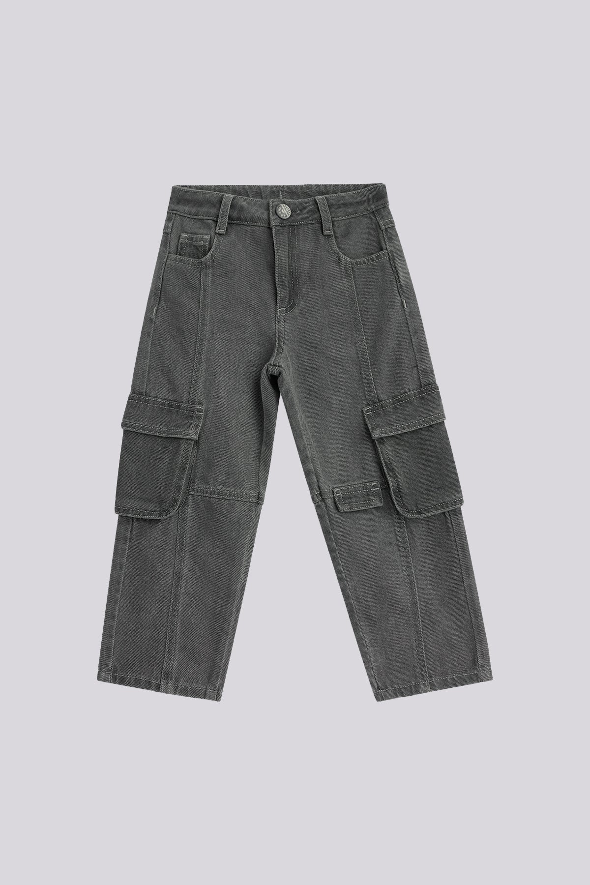 بنطلون رمادي للأولاد