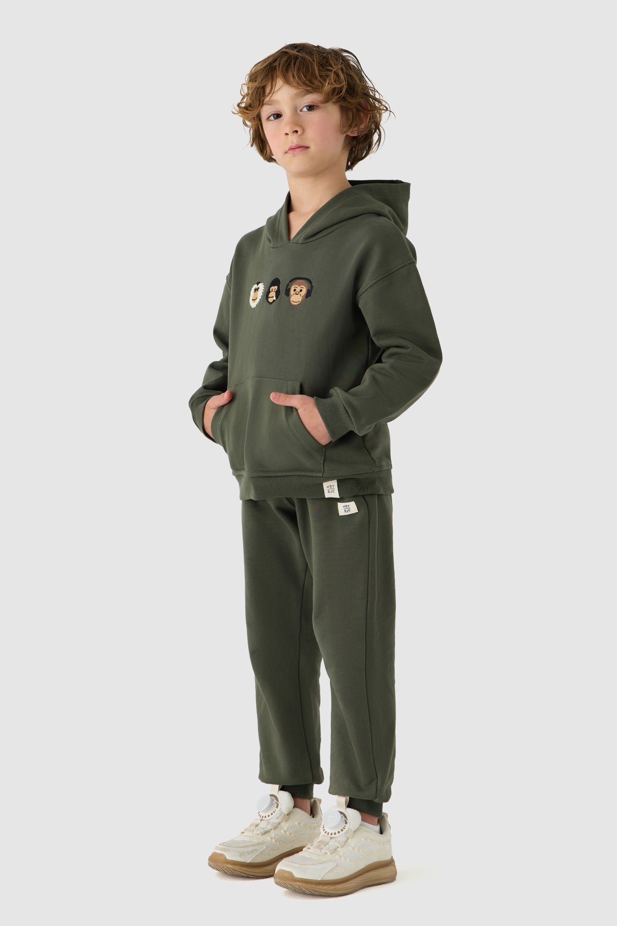 Boy Khaki Sweatshirt