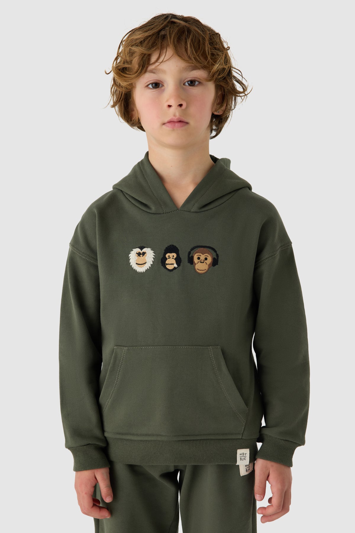 Boy Khaki Sweatshirt