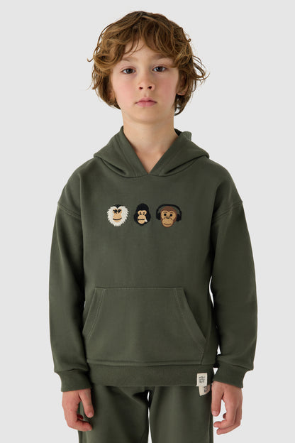 Boy Khaki Sweatshirt