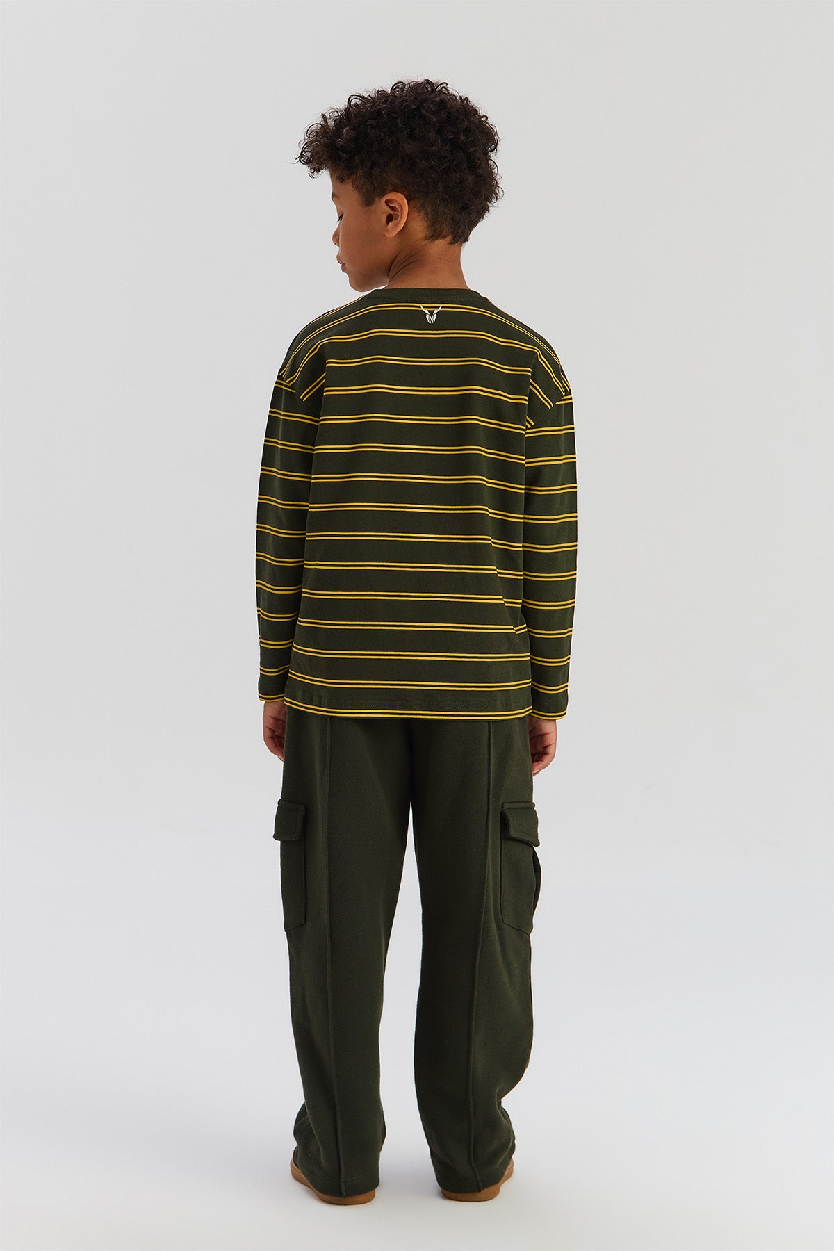 Boy Khaki Tracksuit Bottom