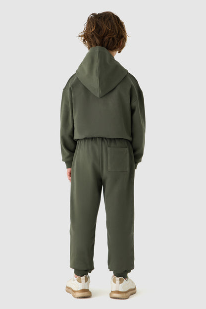Boy Khaki Tracksuit Bottom