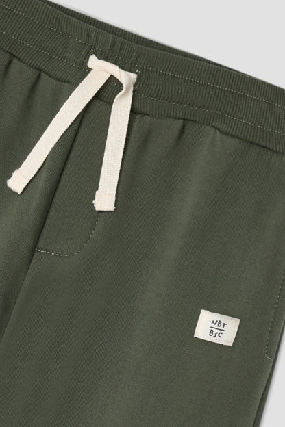 Boy Khaki Tracksuit Bottom