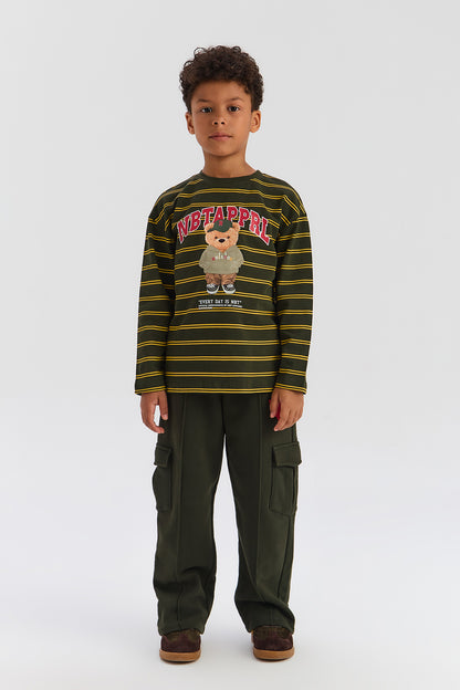 Boy Khaki Tshirt