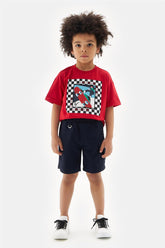 Boy Navy Blue Shorts - BgStore