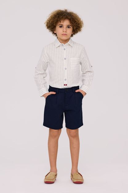 Boy Navy Blue Shorts