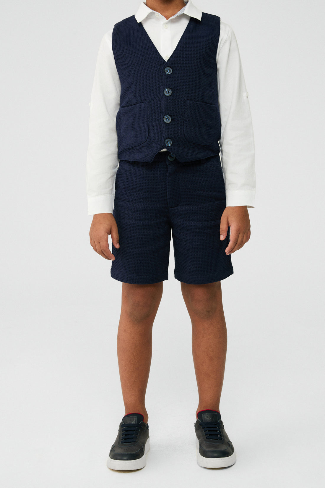 Boy Navy Blue Shorts