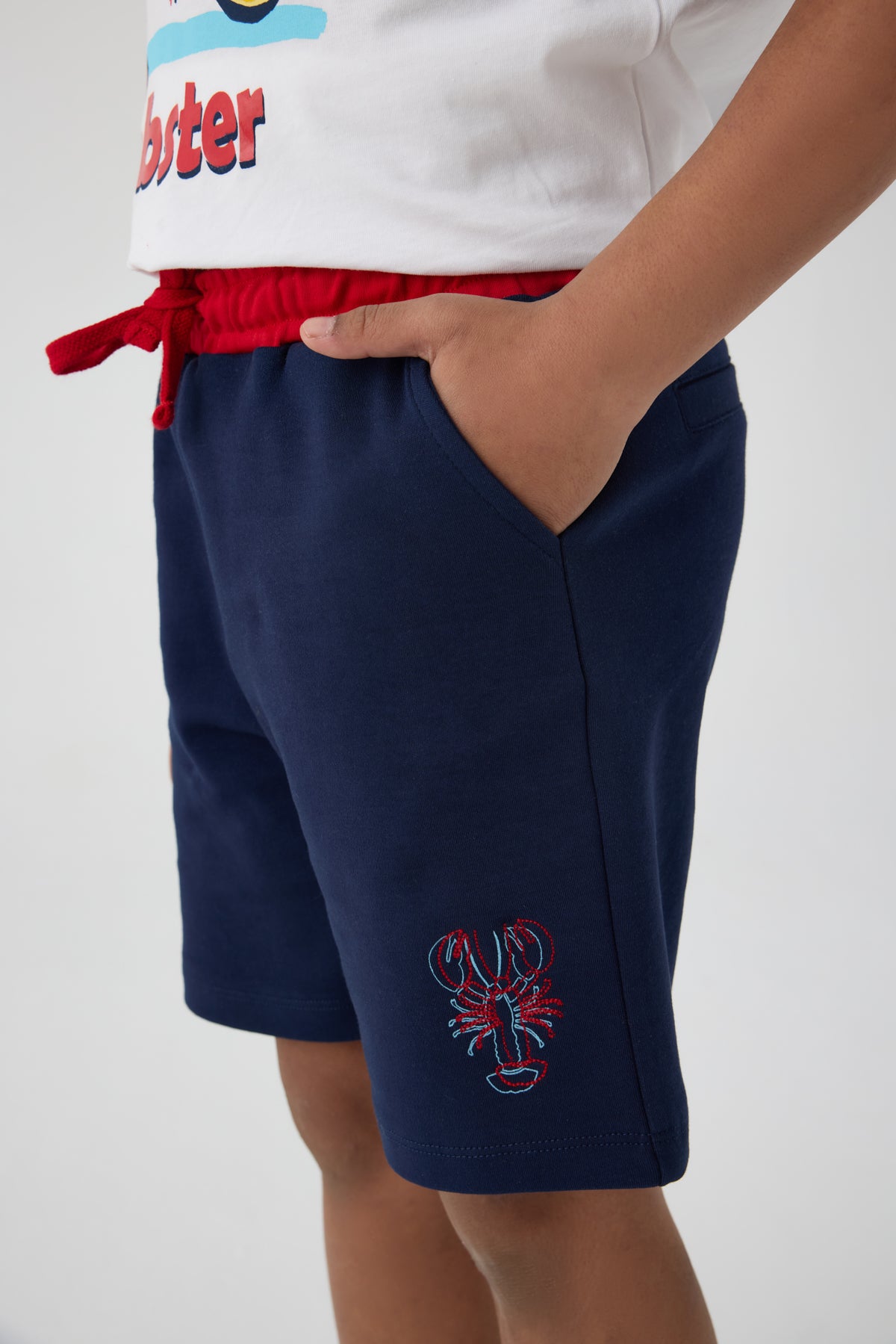 Boy Navy Blue Shorts