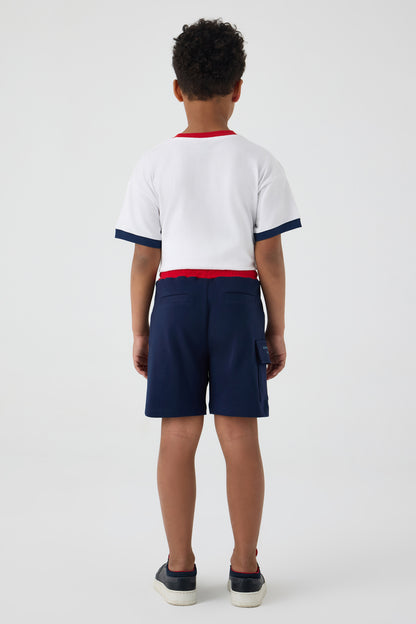 Boy Navy Blue Shorts