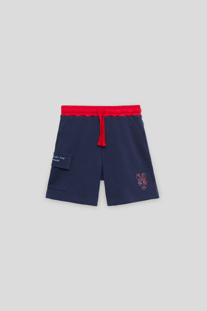 Boy Navy Blue Shorts