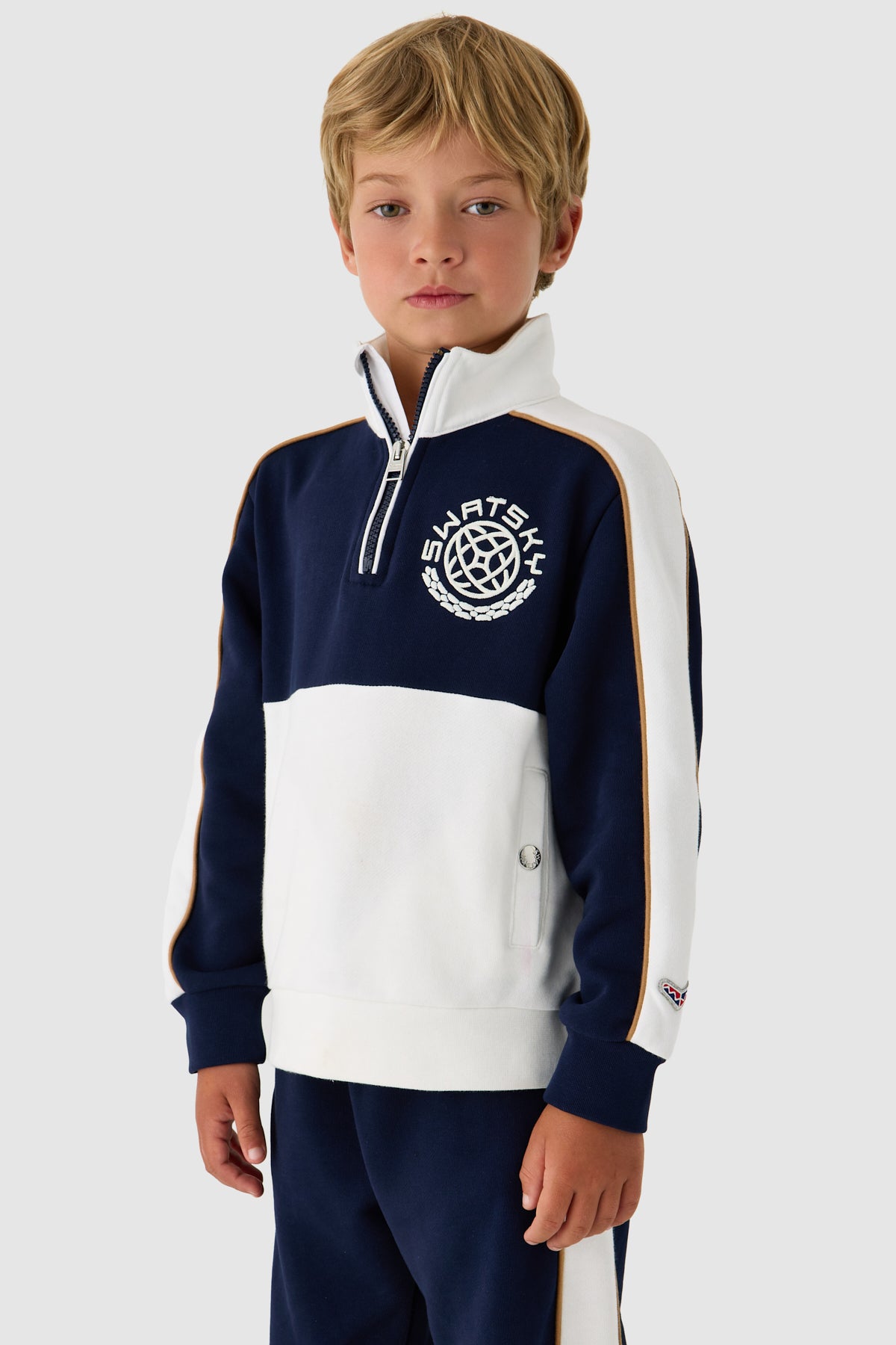 Boy Navy Blue Sweatshirt