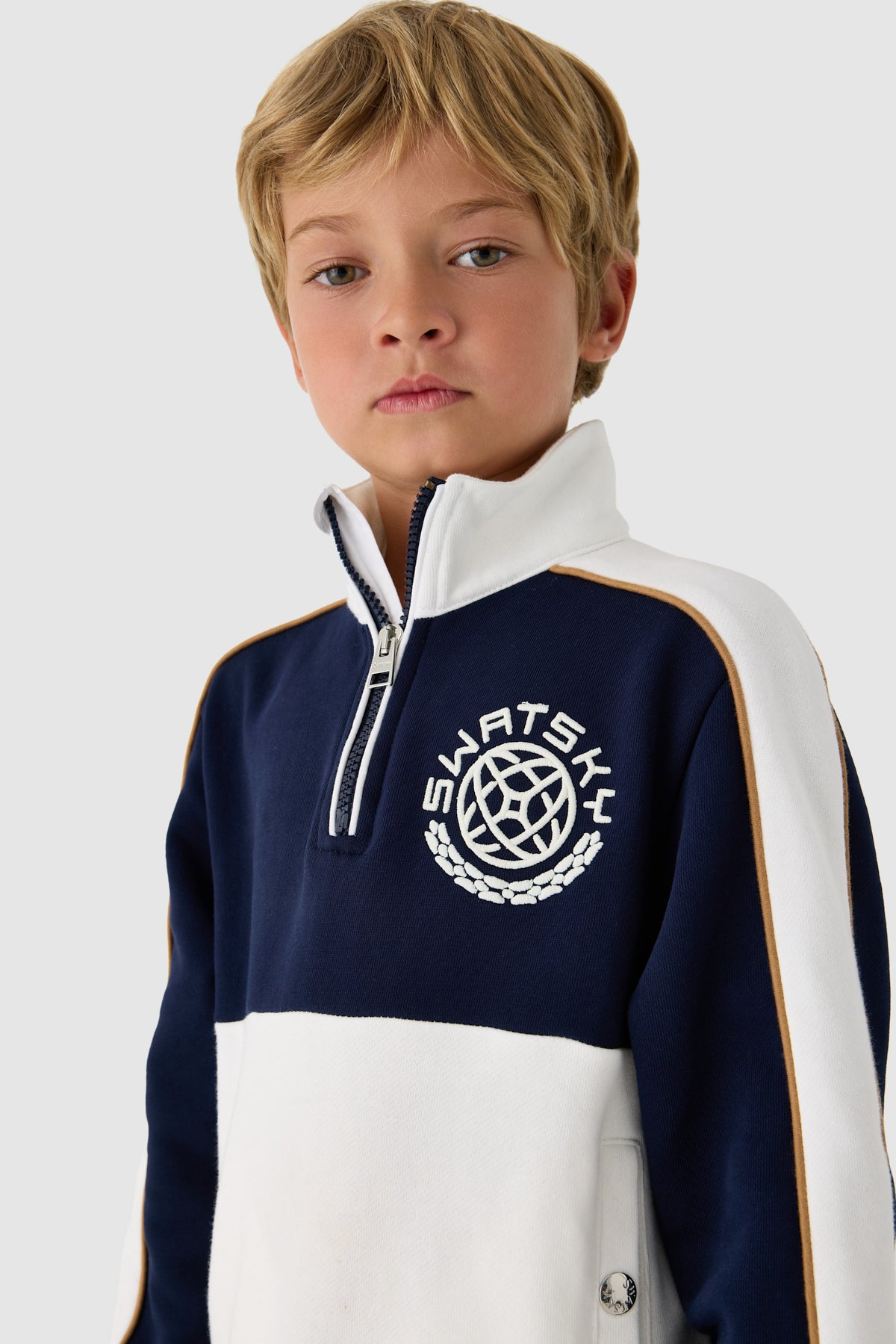 Boy Navy Blue Sweatshirt