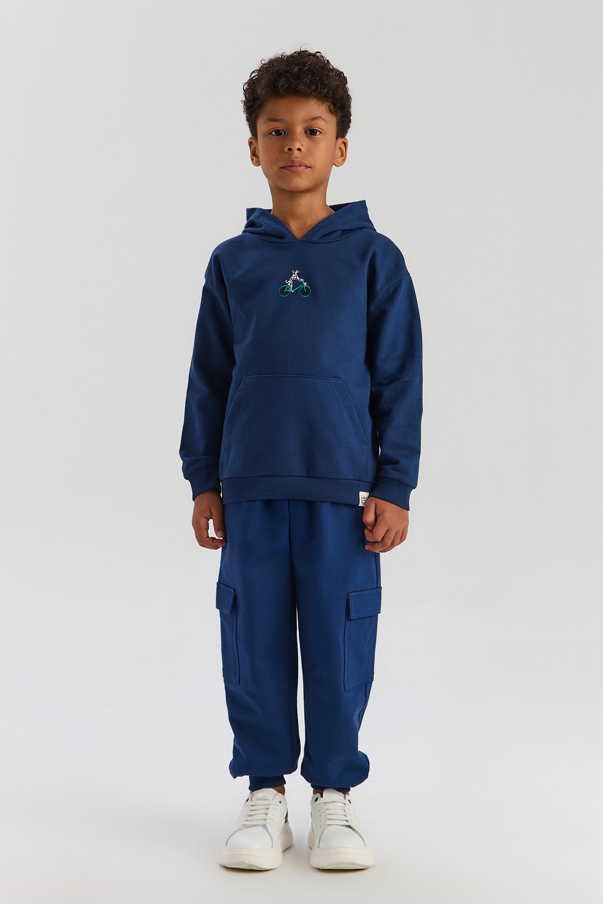 Boy Navy Blue Tracksuit Bottom