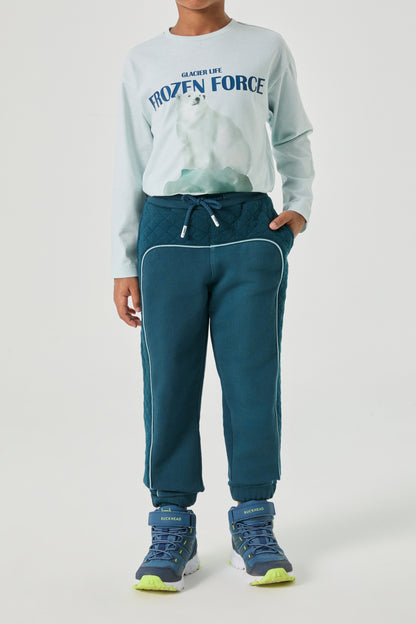 Boy Navy Blue Tracksuit Bottom