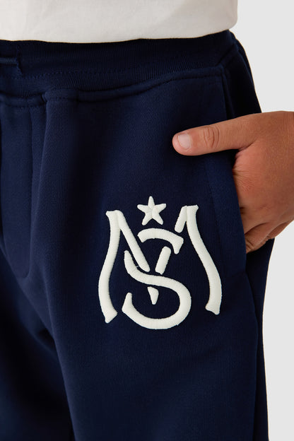 Boy Navy Blue Tracksuit Bottom