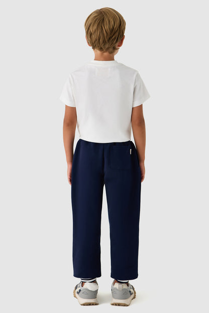 Boy Navy Blue Tracksuit Bottom
