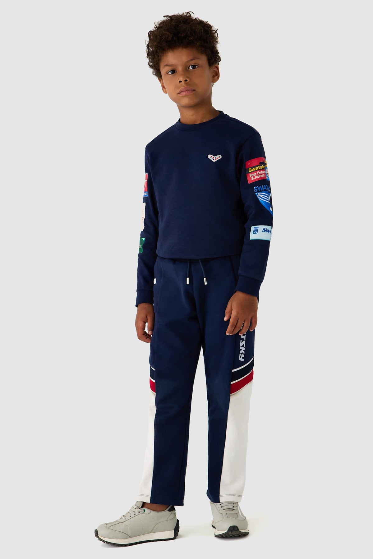 Boy Navy Blue Tracksuit Bottom