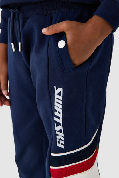Boy Navy Blue Tracksuit Bottom