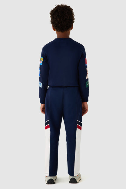 Boy Navy Blue Tracksuit Bottom