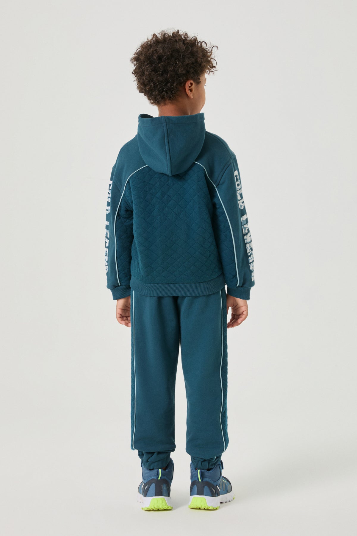 Boy Navy Blue Tracksuit Top