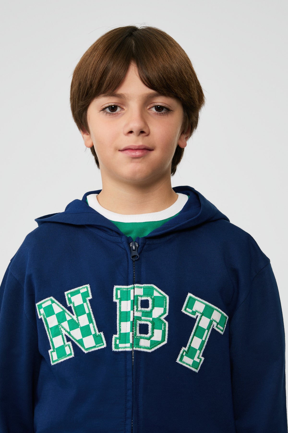 Boy Navy Blue Tracksuit Top